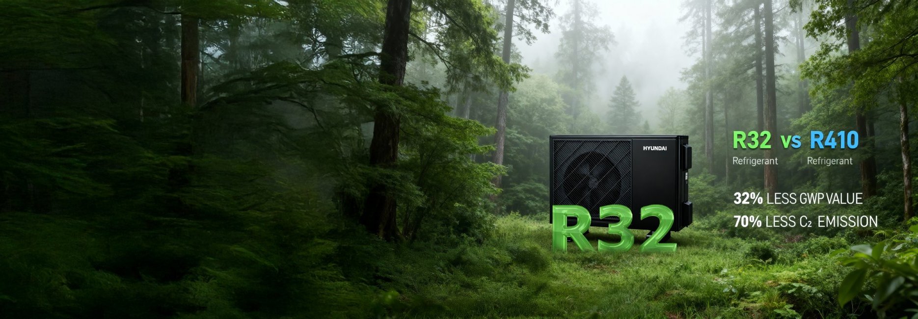 R32 Refrigerant, Environmentally Friendly